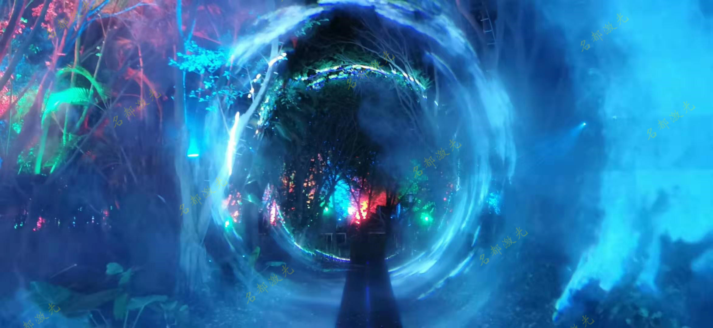 福建漳州东南花都魔幻森林光影灯光秀工程(图1)